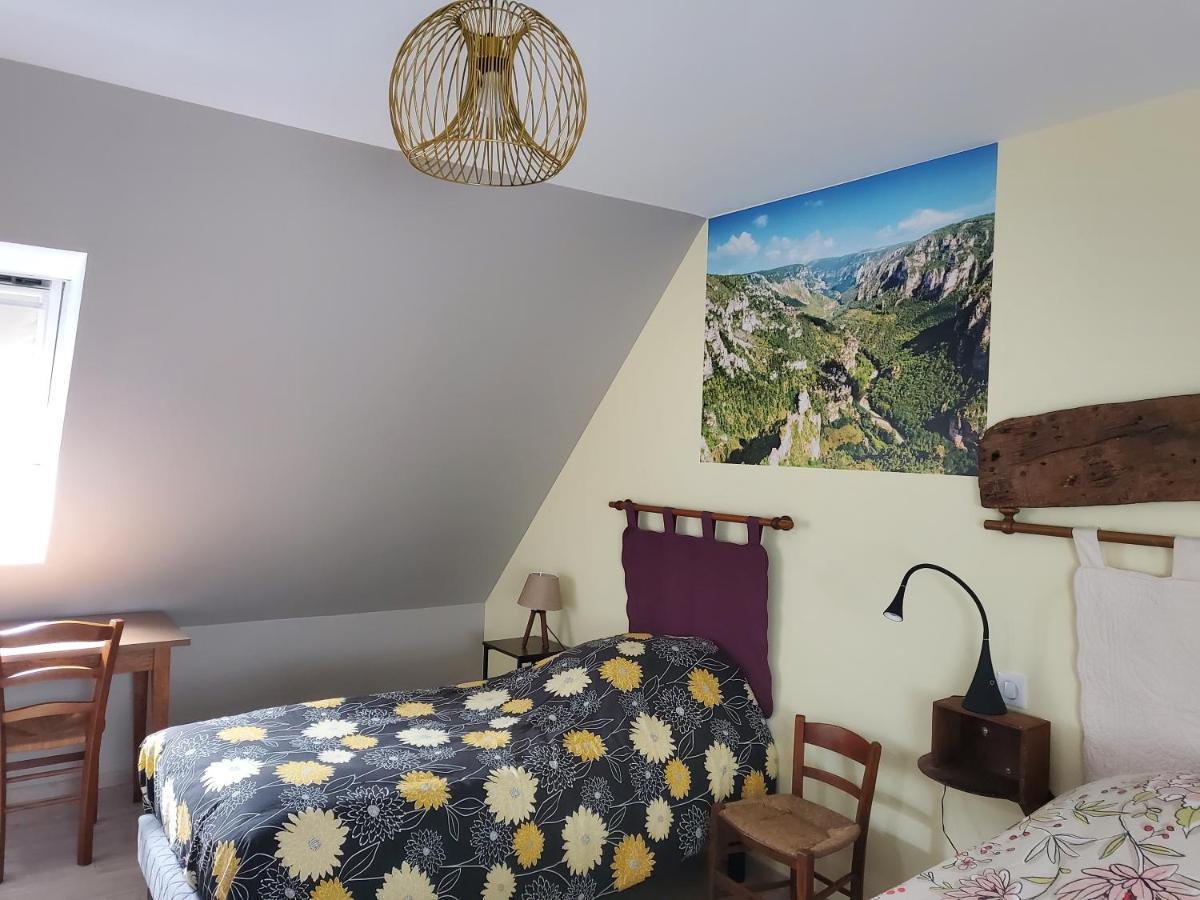 Chambre D'Hotes Le Cascadou Banassac Bagian luar foto